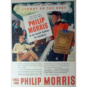 Quadros Decorativos Retro (Imagens Retro) - Tema: Philip Morris Johnny on the - Ref: 7045/SA