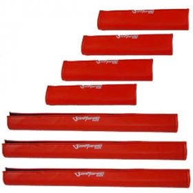 PROTETOR SANTO ANTÔNIO COM GAIOLA 2. ½ POL  COMPLETO  (7 PEÇAS) NA COR VERMELHO