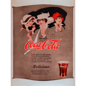 Quadros Decorativos Retro (Imagens Retro) - Tema: Coca- Cola Delicious - Ref: 7025/SA 
