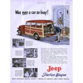 Quadros Decorativos Retro (Imagens Retro) - Tema: Jeep Was Ever - Ref: 7019/SA 