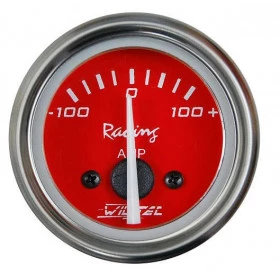 Amperimetro +/- 100 ø=52mm Vermelho  (W30.521R)