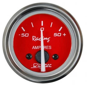 Amperimetro +/- 50 ø=52mm Vermelho  (W30.520R)