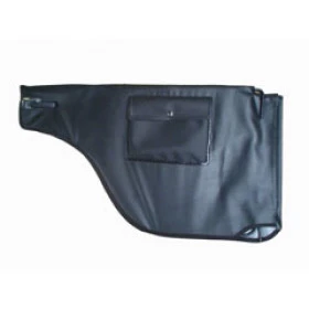 Porta Lado Motorista Da Capota Gaúcha P/ Jeep Willys CJ3 - Cor Preta