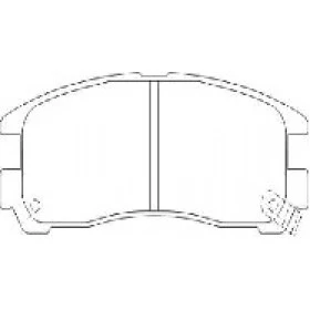 Pastilha de Freio Traseiro - Mitsubishi Pajero - 107,7 x 40,5 x 15,5 - PW 869