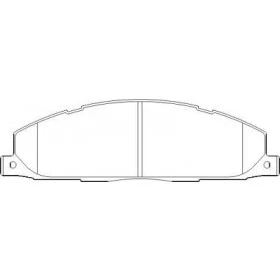 Pastilha de Freio Traseiro - Dodge Ram -  194,6 x 57,7 x 19 - PW 763