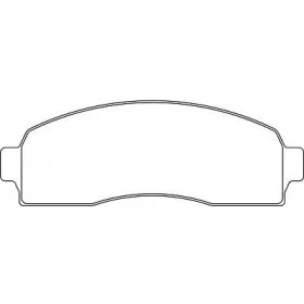 Pastilha de Freio Dianteiro - Ford Explorer/Ranger - 154 x 53,7 x 18 - PW 752