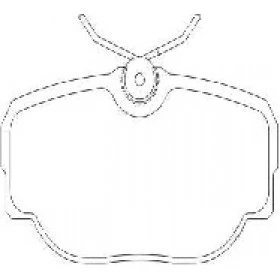 Pastilha de Freio Traseiro - GIRLING - Land Rover - 95 x 52,1 x 16,5 - PW 649