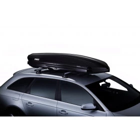 Bagageiro Fechado Thule Dynamic M Black Glossy - Capacidade: 320 Litros - 6128B<BR>