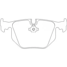 Pastilha de Freio Traseiro - Range Rover -  123 x 59,2 x 16 - PW 560