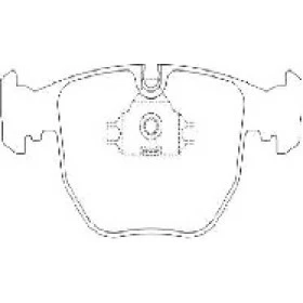 Pastilha de Freio Dianteira - Land Rover -  156,3 x 73,3 x 19 - PW 532