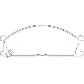 Pastilha de Freio Dianteira - Nissan Frontier - 160 x 49,1 x 17 - PW 516