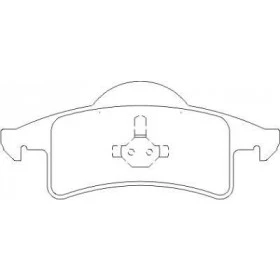Pastilha de Freio Traseira - Grand Cherokee -  141 x 59 x 17,3 - PW 420