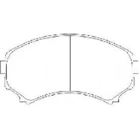 Pastilha de Freio Dianteira - Mitsubishi Pajero Full - 139 x 58,5 x 16 - PW 384