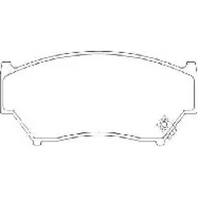Pastilha de Freio Dianteira - Suzuki -  116,5 x 45,2 x 15 - PW 375