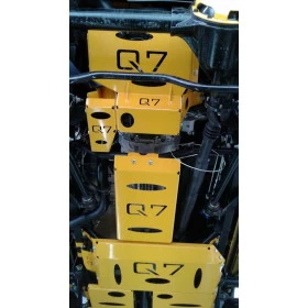 Kit Protetor Carter, Caixa, sobre-caixa, sensores, tanque e escapamento Q7 - Para Troller 2015 em diante
