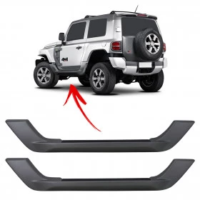 Par de Estribo Lateral Modelo Original Troller 2015 2016 2017 2018 2019 2020