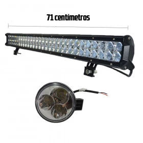 Barra com 60 Leds - Grátis: Farol de LED (3 LEDS)