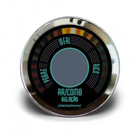Hallmeter 52mm Comum Volks Verde - Cronomac