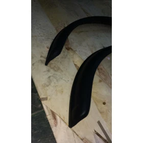 Par de Alargador de Para-Lamas (Fender) Traseiro Redondo para Jeep Willys, última peça nova de mostr