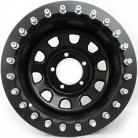 Roda Daytona Black 17x8  l com Bead Look Furação 6x139,7 