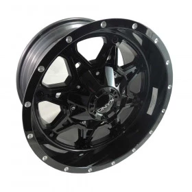 Jogo de Rodas 17x9 Multifuros, 5 Furos de 114,3 e 5 Furos de 127 - Reforçada para Trilhas Ideal para Cherokee, Wrangler,