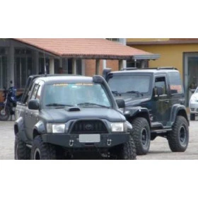 Snorkel RS Sport em Fibra para Toyota Hilux cabine Simples ou Dupla 1993-2004 - Lado do Motorista