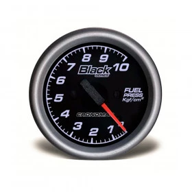 Manômetro Pressão Combustível 60mm Mecânico 10kg BLACK Series