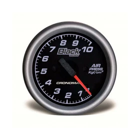 Manômetro Pressão Ar 60mm Mecânico 10Kg BLACK Series