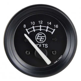 Voltímetro 52mm Preto 8-16v para Engesa 