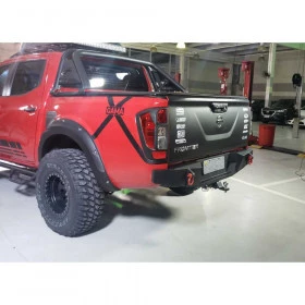 Para Choque Traseiro para Nissan Frontier  (2019 em diante) - Feito em aço 