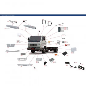 SUPORTE PARACHOQUE VW 8-120 LE/LD MET