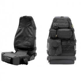 Jogo com 2 Capas Universais para Bancos Orion com 7 Bolsas Destacáveis em Poliéster Ultra Resistente
