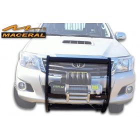 Quebra Mato / Protetor Grade Frontal com Mesa de Guincho Maceral para Hilux 2005 / 2015