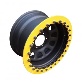 Roda Daytona Black 17x8  l com Bead Look Furação 6x139,7 