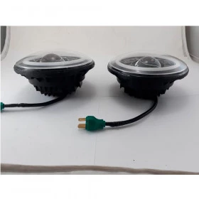Par de farol de Led Angel Eyes ( usado) (funcionando somente farol alto e baixo)