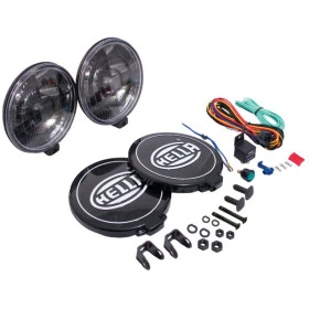 Farol Milha HELLA Comet 500 BLACK MAGIC EDITION com Capa Protetora - O Par