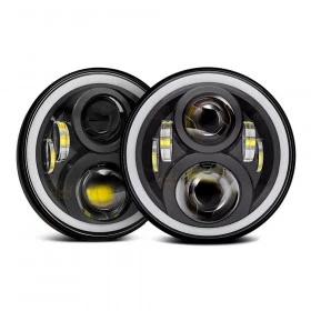 Par de Farol Angel Eyes  para Jeep Willys, Opala, Kombi, Rural, Veraneio, Toyota Band. usado revisado