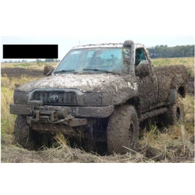 Jogo de Alargador de Paralama / Fender para Toyota Hilux Cabine Simples ano 1993 à 1994