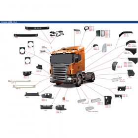 ESP. RETROVISOR SCANIA SEM DESEMBACADOR LD ESP