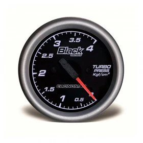 Manômetro Pressão Turbo 60mm Mecânico 4kg BLACK Series