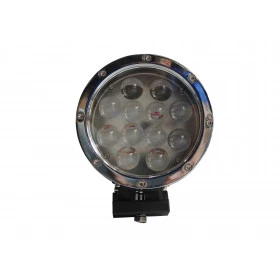 Farol de led especial  + 4D, 12 leds, 60W Alcance aproximado 200 metros - Aro Cromado