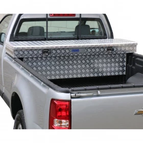 Caixa de Transporte de Alumínio TRANSBOX FULL 320 litros para S-10 , Hilux , Ranger , Amarok