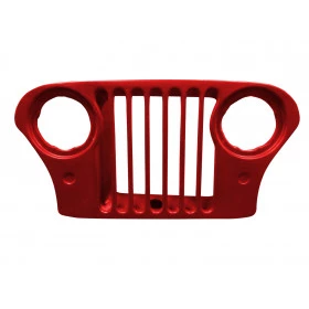 Grade dianteira para Jeep CJ5, cor vermelha, peças nova de mostruário