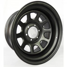 COMBO: 4 Rodas 17x8 5 furos de 114.3 Daytona em aço reforçado - Offset negativo -25 + 4 PneusAchilles Desert Hawk X M/T