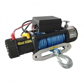 Guincho Elétrico 8500 lbs XWinch com Corda de Kevlar 12v Linha Pro 4X Linha Profissional - Dissipador de calor – Solenoi