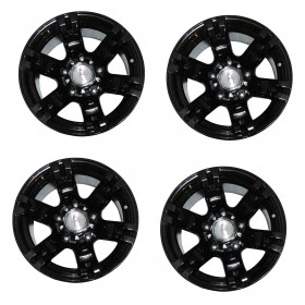 Jogo com 4 rodas 15x10 de liga leve 5 furos de 139.7  para Jeep , Rural , F 75 F 1000 - Peças de mostruário fora de caix