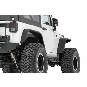Fender,  jogo de alargador de Para-lamas  para Jeep Wrangler JK de 2007 à 2018  Material ABS ideal para trilhas