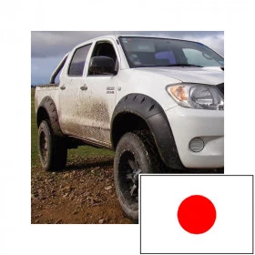 Fender  Jogo de alargador de Para-lamas para Toyota Hilux 2005 à 2012  Com parafusos expostos , (7 cm de largura)