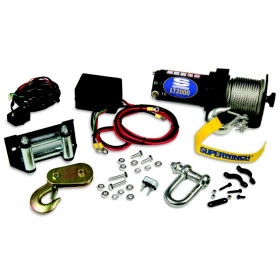 Guincho Super Winch 2.000lbs com acessórios - Completo