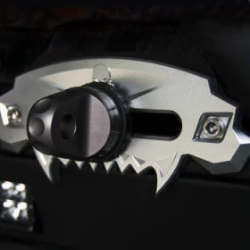 Combo Guia para cabo de Kevlar  modelos Skull + Gancho de alumínio para cabo de Kevlar